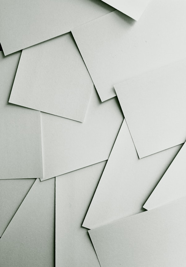 Scattered white paperby Brandi Redd